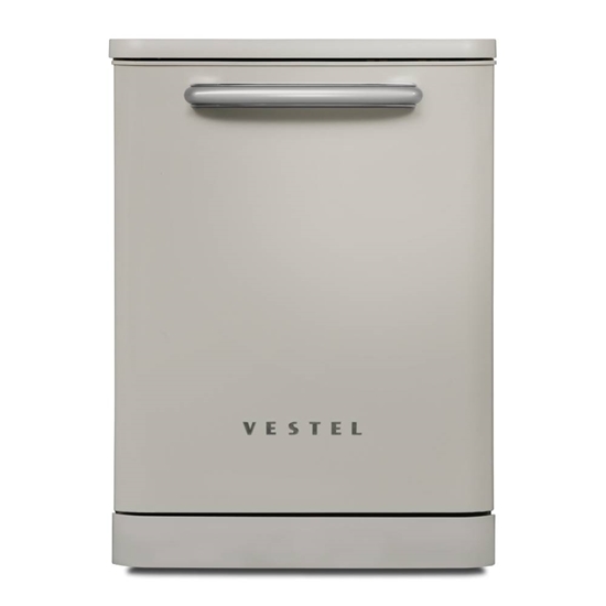 Vestel BM 5011 Retro Bej Bulaşık Makinesi